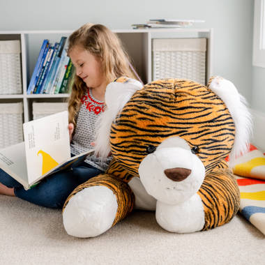 Giant tiger throw store pillows